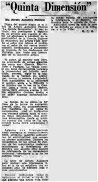 Quinta dimensión"