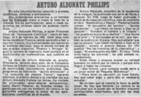 Arturo Aldunate Phillips.