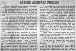 Arturo Aldunate Phillips.