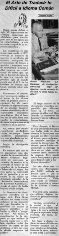 El arte de traducir lo difícil a idioma común