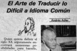 El arte de traducir lo difícil a idioma común