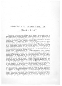 Respuesta al cuestionario de "Millatún"