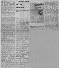 Topografía de un desnudo"