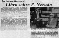 El mundo VIP y sus hechos : libro sobre P. Neruda