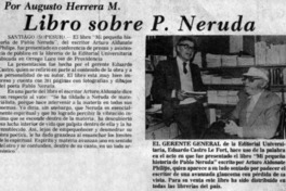 El mundo VIP y sus hechos : libro sobre P. Neruda