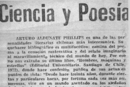 Ciencia y poesía