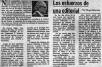 Los esfuerzos de una edtorial