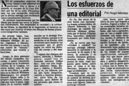 Los esfuerzos de una edtorial