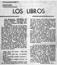 Mi pequeña historia de Pablo Neruda"