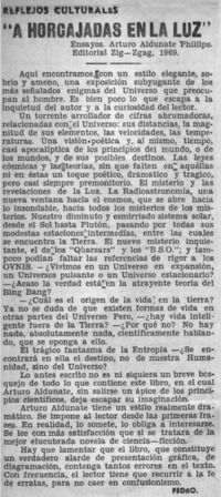 "A horcajadas en la luz"