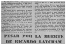 Sus viejos amigos esperaron a Latcham.