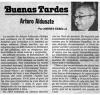 Arturo Aldunate