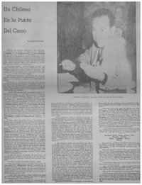 Un chileno en la punta del cerro