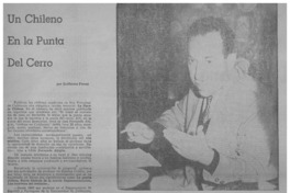 Un chileno en la punta del cerro