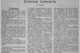 Memorias de "El Loco Pepe"