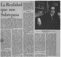 La realidad que nos sobrepasa