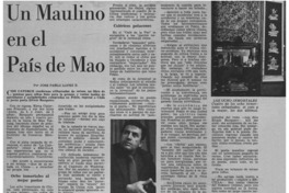 Un maulino en el país de Mao