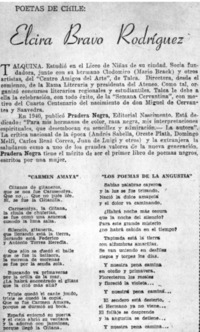 Elcira Bravo Rodríguez.