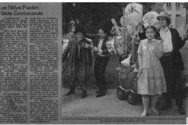 LosNiños puedenhacer zambacanuta.