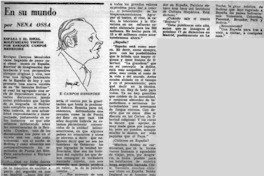 España y el ideal bolivariano vistos por Enrique Campos Menéndez