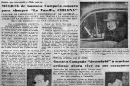 Muerte de Gustavo Campaña censuró para siempre "La Familia Chilena"