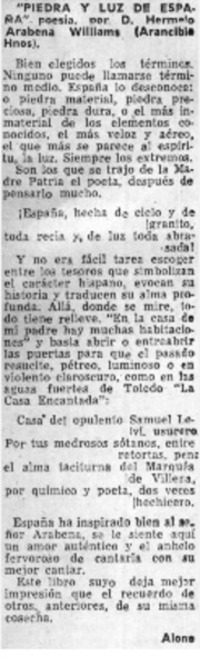 Piedra y luz de España"