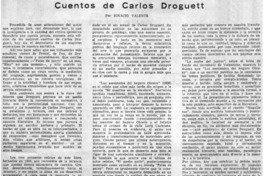 Cuentos de Carlos Droguett