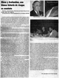 Nieve y avalanchas, una blanca historia de riesgo en montaña