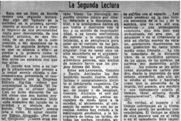 La Segunda lectura