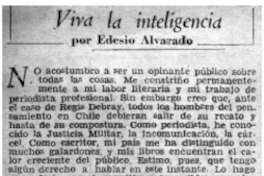 Viva la inteligencia