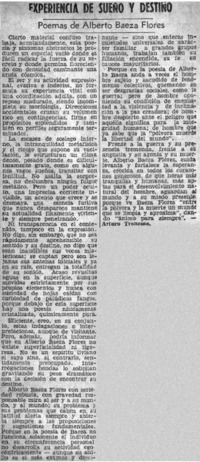 Experiencia de sueño y destino