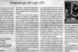 Dramaturgia del siglo XXI