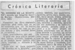 "El Hombre en la montaña"