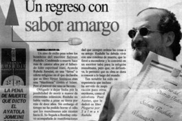 Un Regreso con sabor amargo