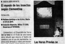 El Mundo de los insectos según Clementina.