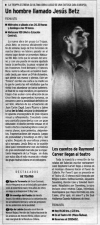 Un Hombre llamado Jesús Betz.