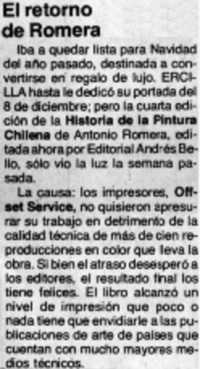 El Retorno de Romera.