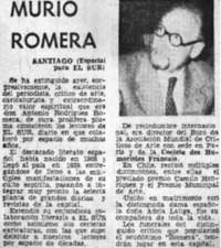 Muriò Romera.