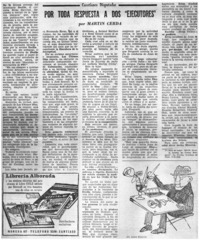 Por toda respuesta a dos "Ejecutores"