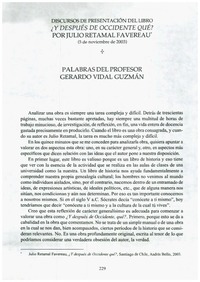¿Y después de Occidente, qué? por Julio Retamal Favereau