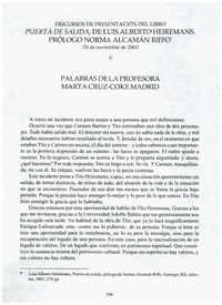 Puerta de salida, de Luis Alberto Heiremans