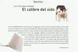 El calibre del oído