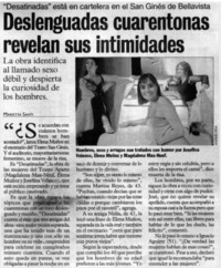 Deslenguadas cuarentonas revelan sus intimidades