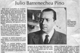 Julio Barrenechea Pino
