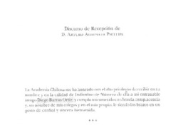 Dicurso de recepción