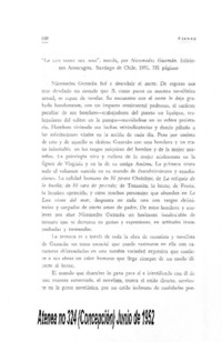 La luz viene del mar".