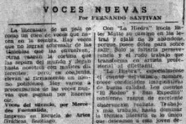 Nuevas voces