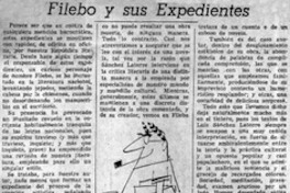 Filebo y sus expedientes