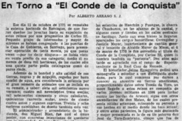 En torno a "El Conde de la Conquista"
