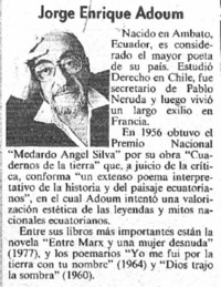 Jorge Enrique Adoum.